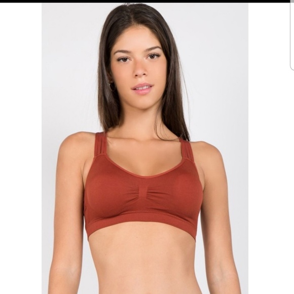 RELISTED Anemone strap bralette teal navy one size - Picture 4 of 6